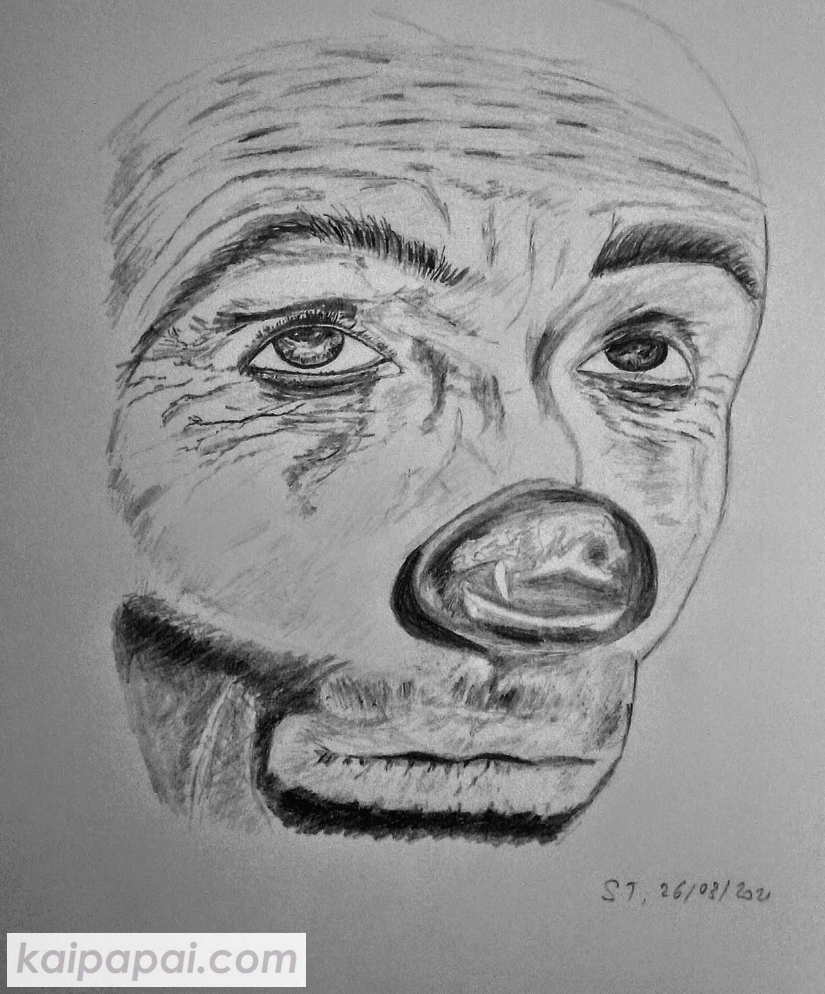 180-20210326_Clown, crayon